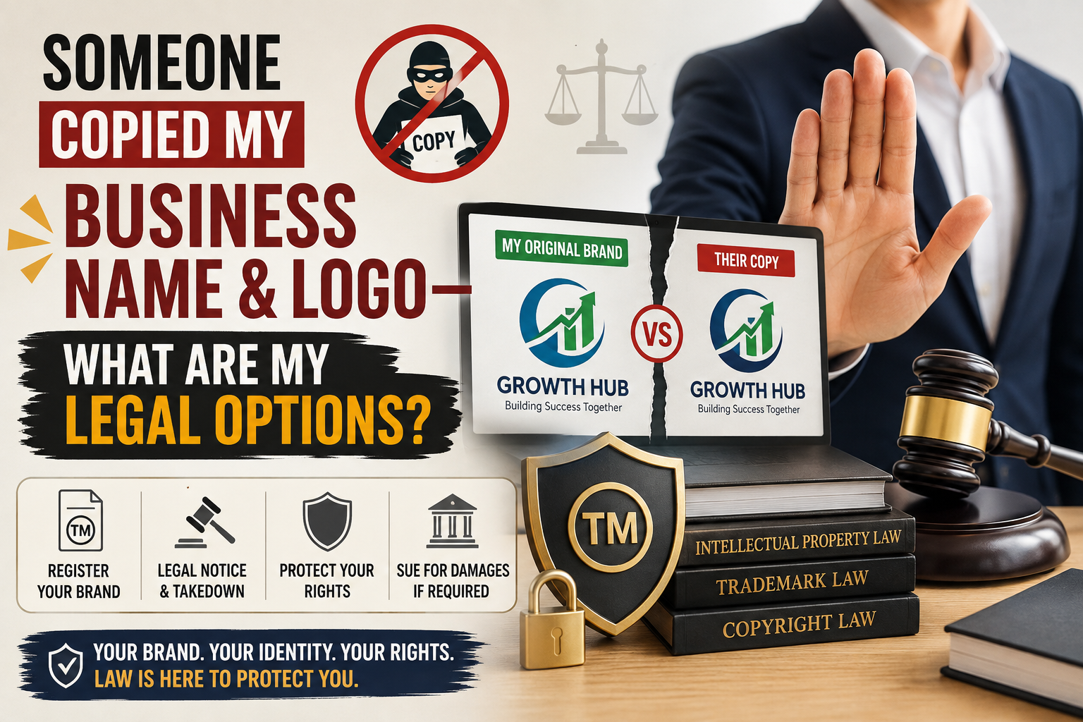 🚨 Someone Copied My Business Name and Logo—What Are My Legal Options?