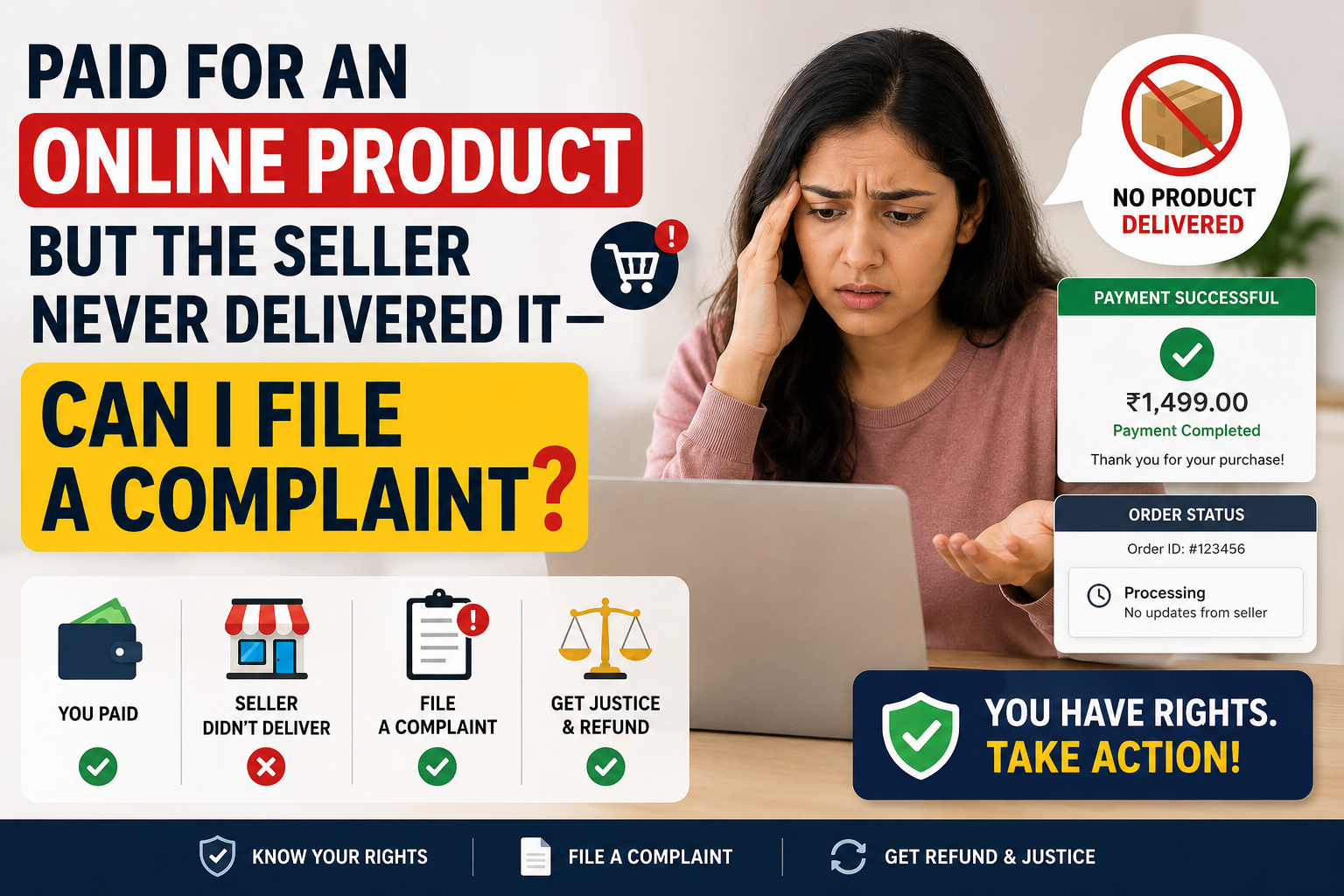 💳 Paid for an Online Product but the Seller Never Delivered It—Can I File a Complaint?